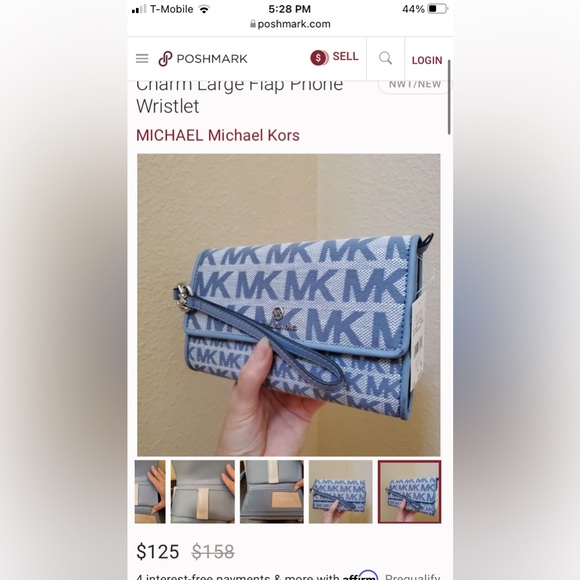 Michael Kors wristlet wallet. Brand new with tags - Picture 4 of 7